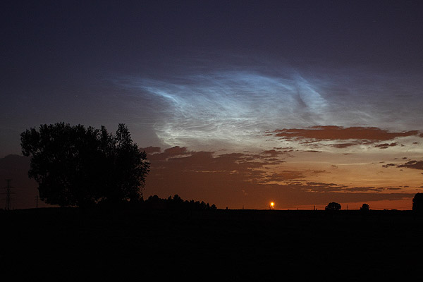 noctilucent clouds